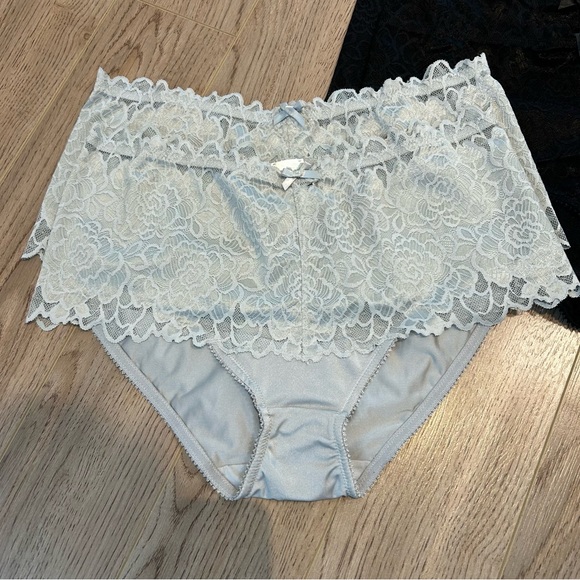 Dressé Size 1X Elegant Lace Women's Panties - Black and Gray - BRAND NEW - Picture 2 of 7